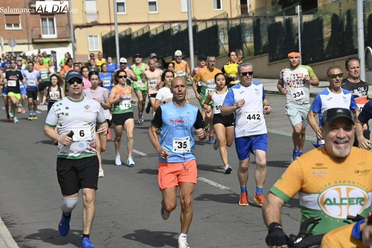 Álvaro Jaén y María José Carpio ganan la carrera inclusiva por el Día de Castilla y León 