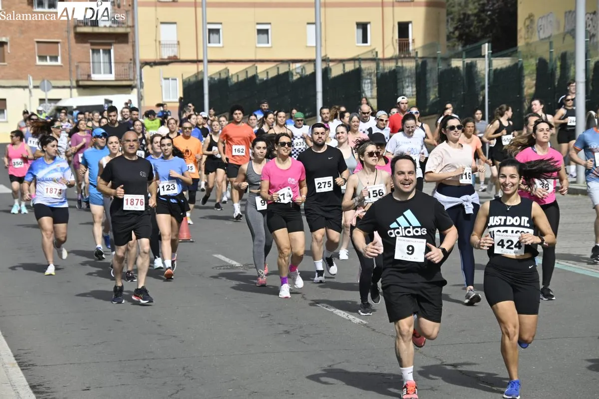Álvaro Jaén y María José Carpio ganan la carrera inclusiva por el Día de Castilla y León 