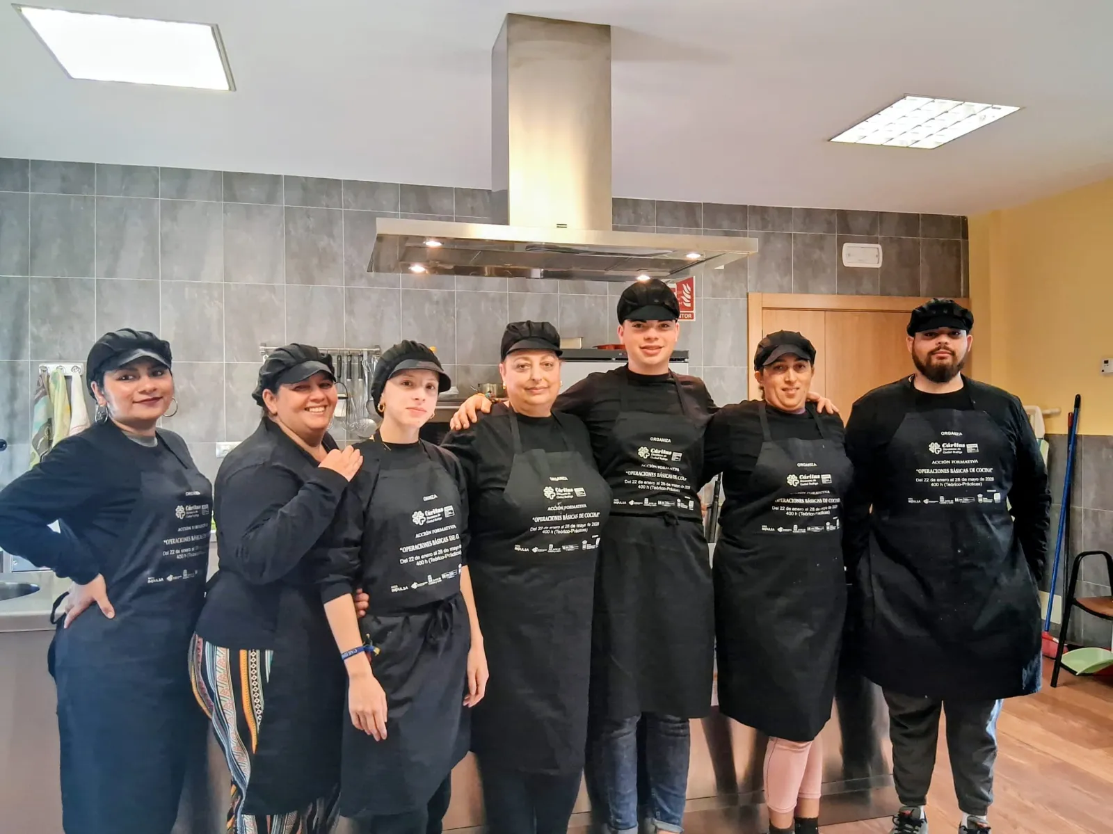 Alumnos de cocina de Cáritas en prácticas en Ciudad Rodrigo