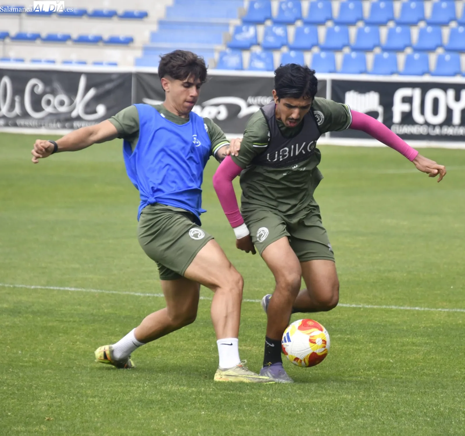 Foto 17 - FOTOS | Unionistas sigue tocado para empezar a mirar al Castilla: Serpeta, Hugo de Bustos, Chibozo y &Aacute;lvaro G&oacute;mez, bajas en el entrenamiento