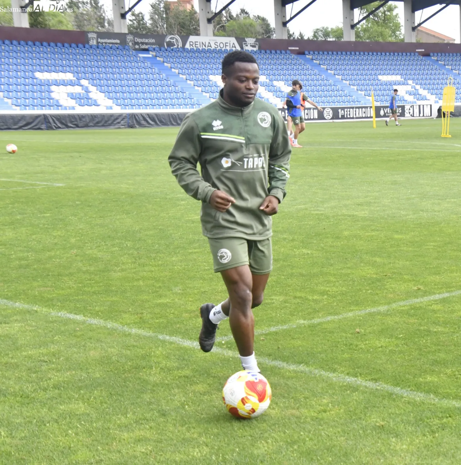 Foto 13 - FOTOS | Unionistas sigue tocado para empezar a mirar al Castilla: Serpeta, Hugo de Bustos, Chibozo y &Aacute;lvaro G&oacute;mez, bajas en el entrenamiento