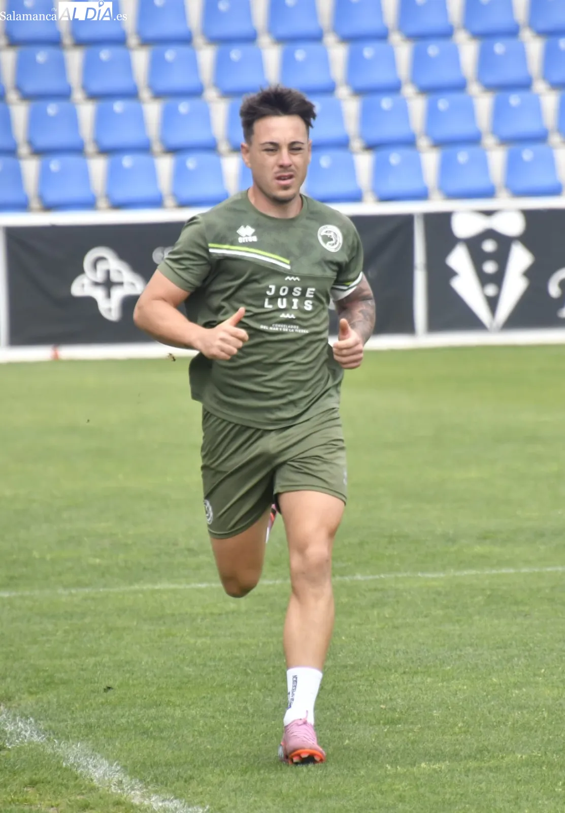 Foto 11 - FOTOS | Unionistas sigue tocado para empezar a mirar al Castilla: Serpeta, Hugo de Bustos, Chibozo y &Aacute;lvaro G&oacute;mez, bajas en el entrenamiento