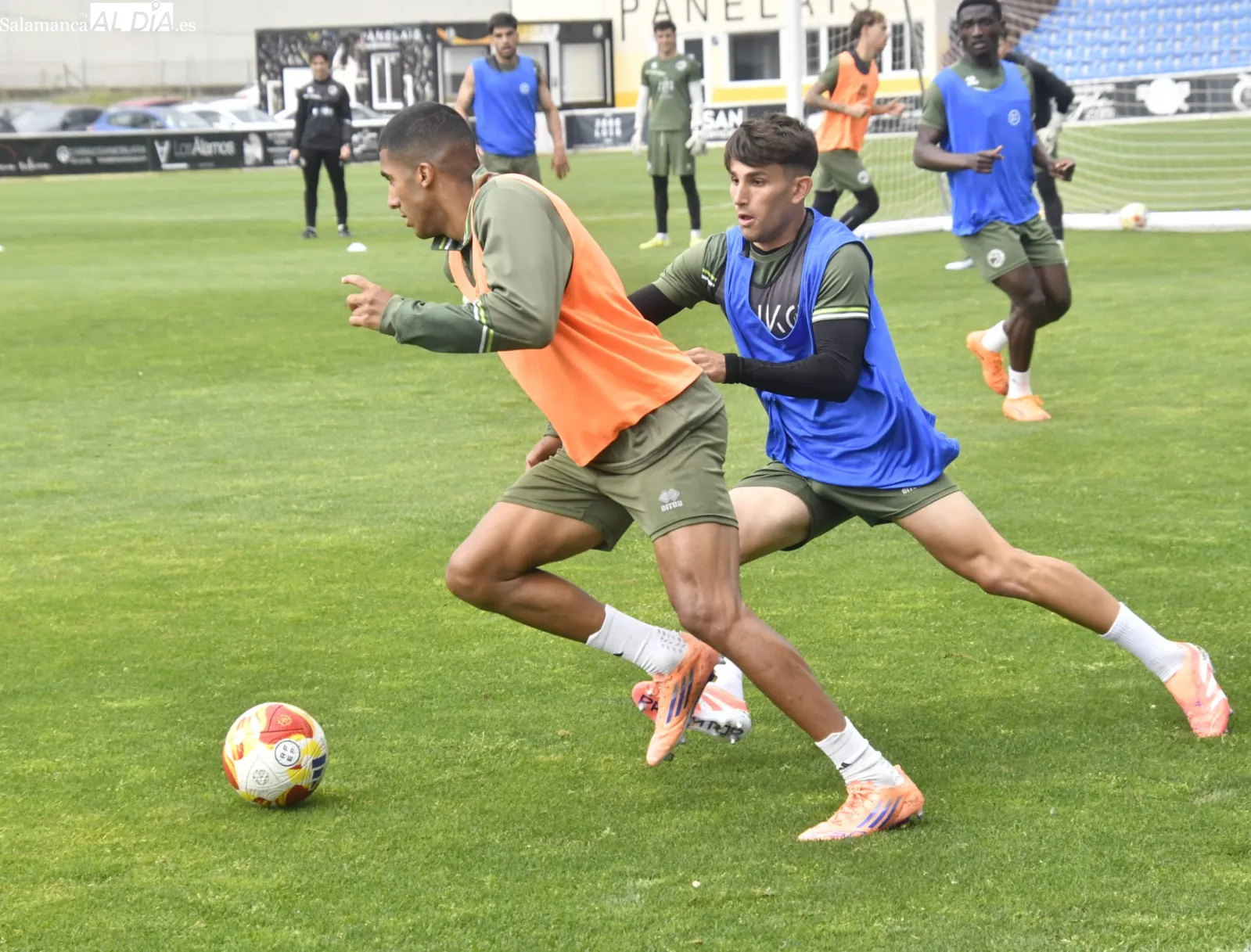 Foto 8 - FOTOS | Unionistas sigue tocado para empezar a mirar al Castilla: Serpeta, Hugo de Bustos, Chibozo y &Aacute;lvaro G&oacute;mez, bajas en el entrenamiento