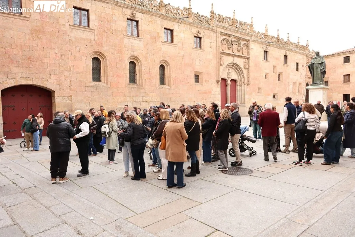 Ambiente en Salamanca este domingo 12 de abril. Fotos: David Sañudo