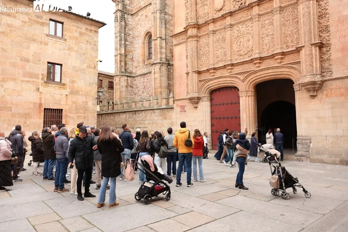 Ambiente en Salamanca este domingo 12 de abril. Fotos: David Sañudo
