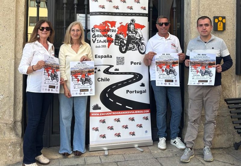 Encuentro Grandes Viajeros en moto en Alba de Tormes