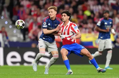 El Atleti deja escapar vivo al Arsenal y el billete a la final de Champions se decidirá en Londres (1-1)