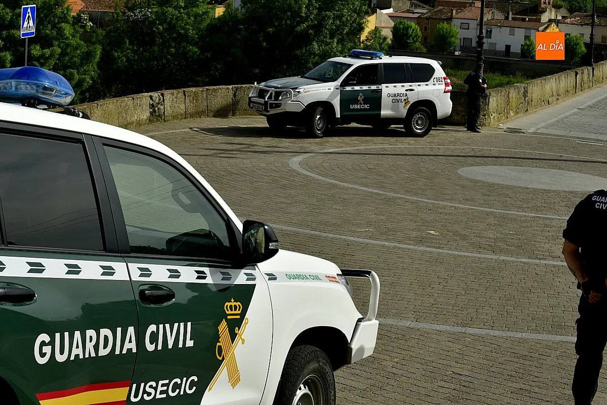 Trabajos de seguridad de la USECIC en Ciudad Rodrigo