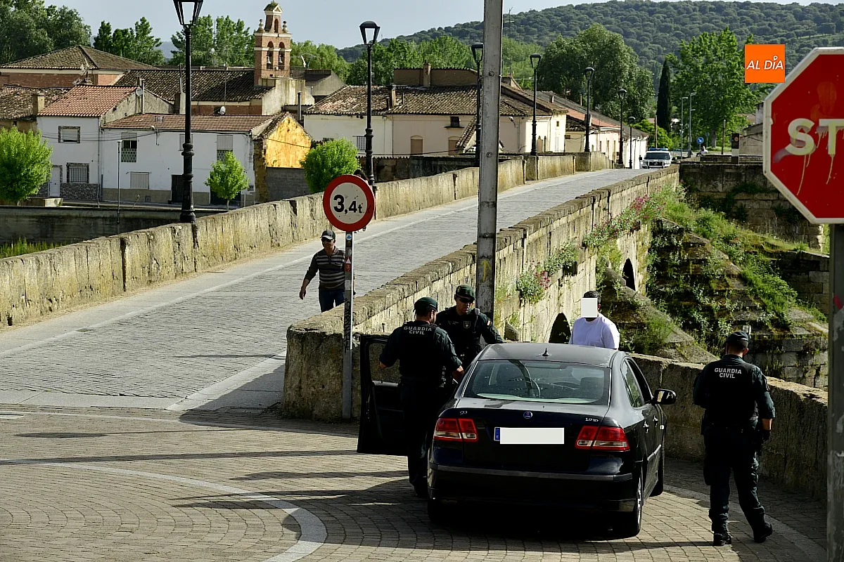 Trabajos de seguridad de la USECIC en Ciudad Rodrigo