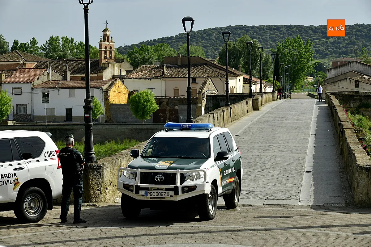 Trabajos de seguridad de la USECIC en Ciudad Rodrigo