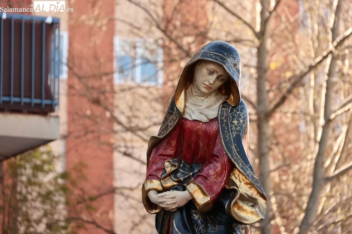 Pizarrales se rinde ante el Cristo de la Vela y Nuestra Señora del Silencio | FOTOS: David Sañudo