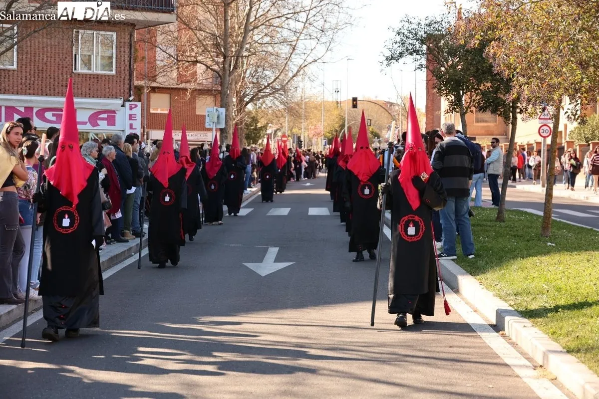 Pizarrales se rinde ante el Cristo de la Vela y Nuestra Señora del Silencio | FOTOS: David Sañudo