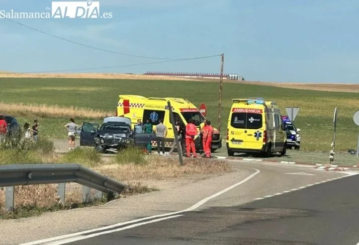 Los accidentes de tráfico dejan siete heridos al día en Salamanca