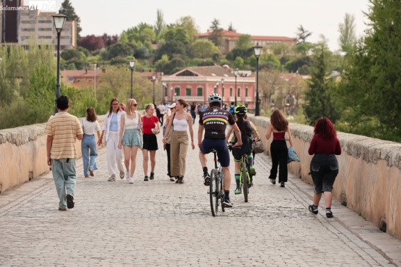 Ambiente en el centro de Salamanca