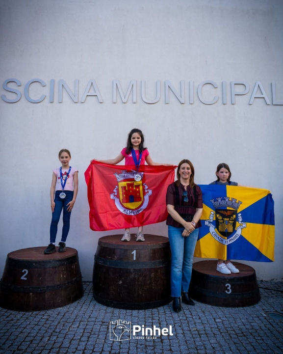 Lucía Ramos Sánchez, campeona en el torneo de natación de Pinhel