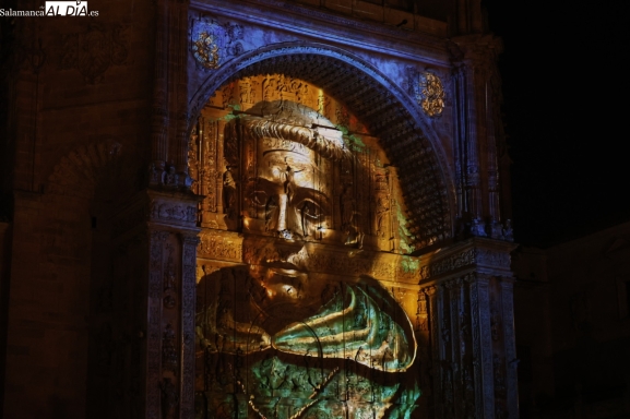 Videomapping en San Esteban por la Escuela de Salamanca