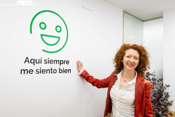 Ana Suárez repasa su nueva vida en la AECC de Salamanca