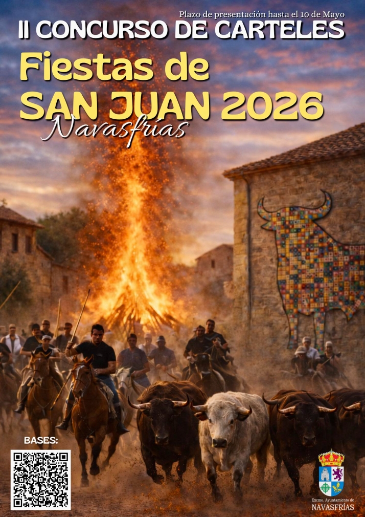 150 euros de premio por crear el cartel anunciador de las fiestas de San Juan en Navasfrías
