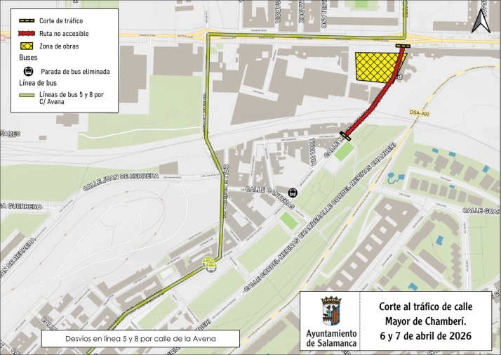 Corte de tráfico en la calle Mayor de Chamberí: desvíos y autobuses
