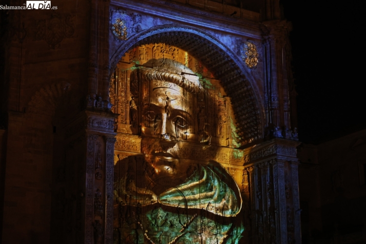 Videomapping en San Esteban por la Escuela de Salamanca