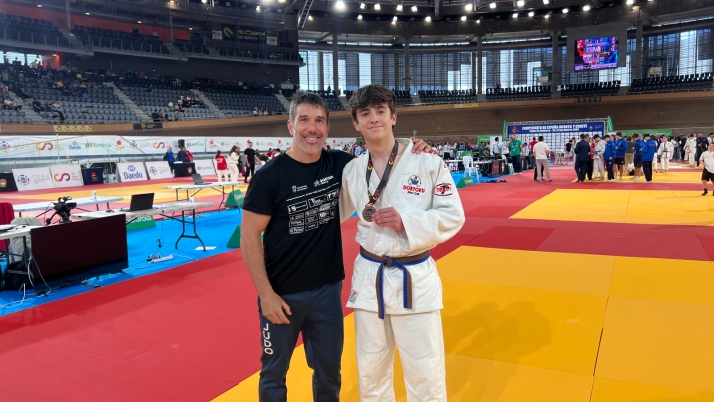 Isaac Martínez logra el bronce en el Campeonato de España Infantil de Judo
