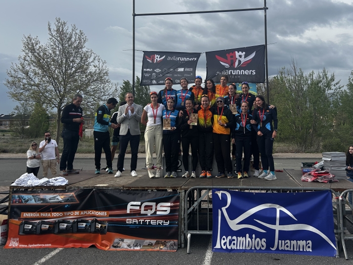 Doblete charro histórico en el Campeonato de Castilla y León de Duatlón