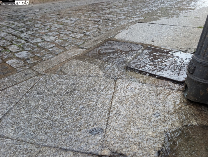 Fuga de agua calle Veracruz