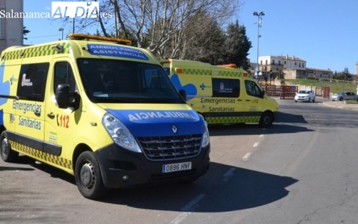 Accidente en Béjar: dos heridos al chocar dos turismos