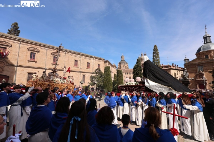 VÍDEO Y FOTOS | Procesión del Encuentro en la Semana Santa de Salamanca 
