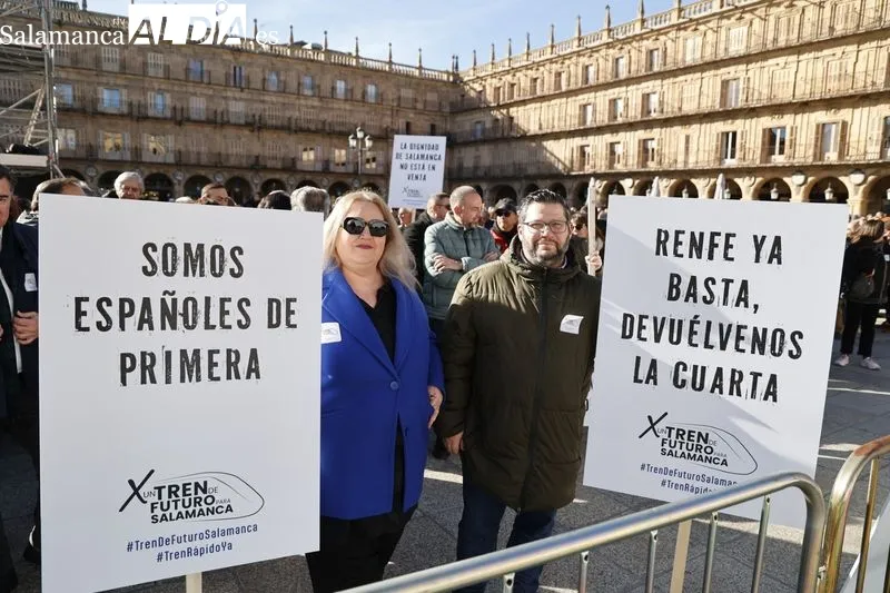 La plataforma en defensa del tren pide tu apoyo a la concentración de este domingo en Salamanca