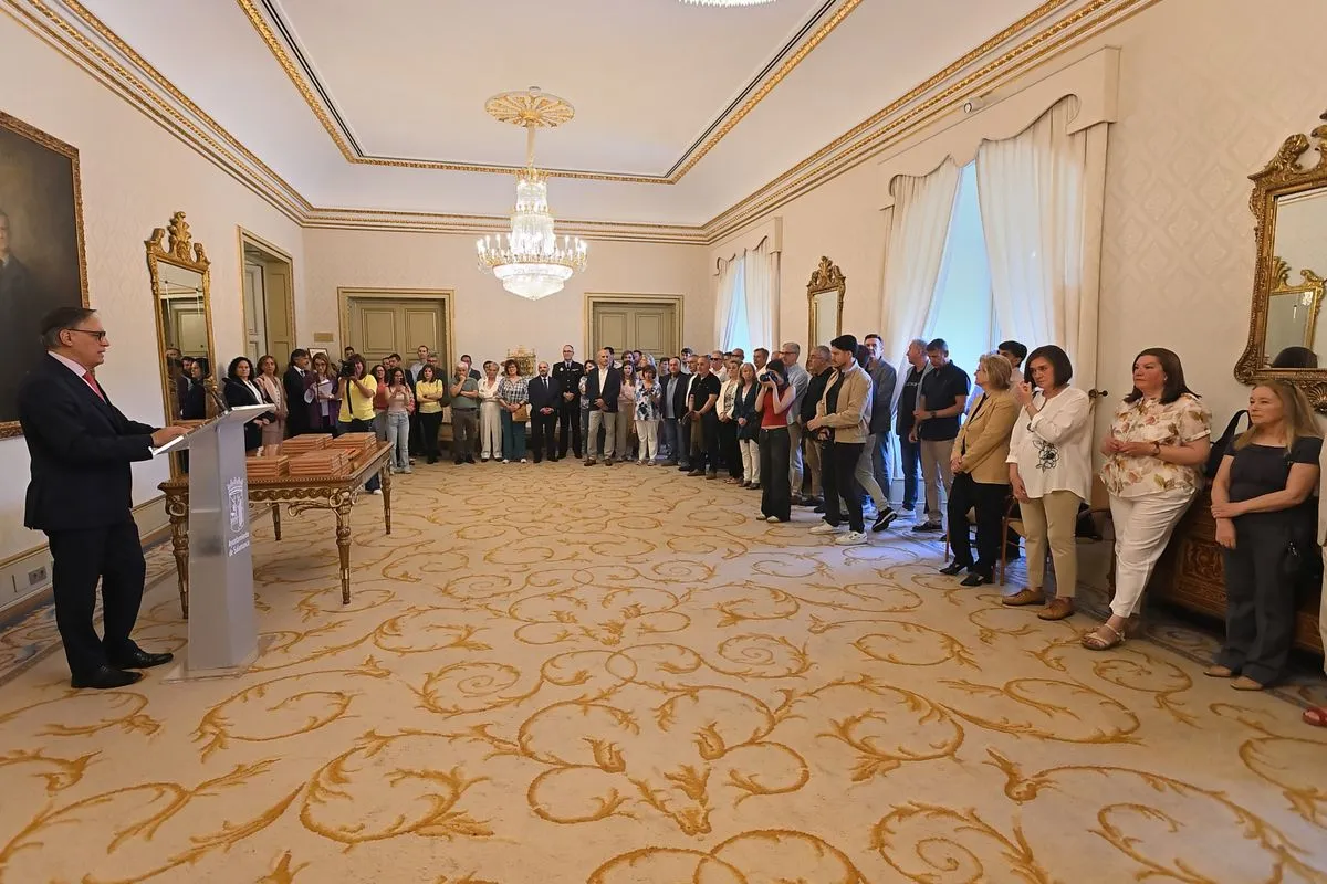 Homenaje a los 41 funcionarios jubilados en el último año en el Ayuntamiento de Salamanca