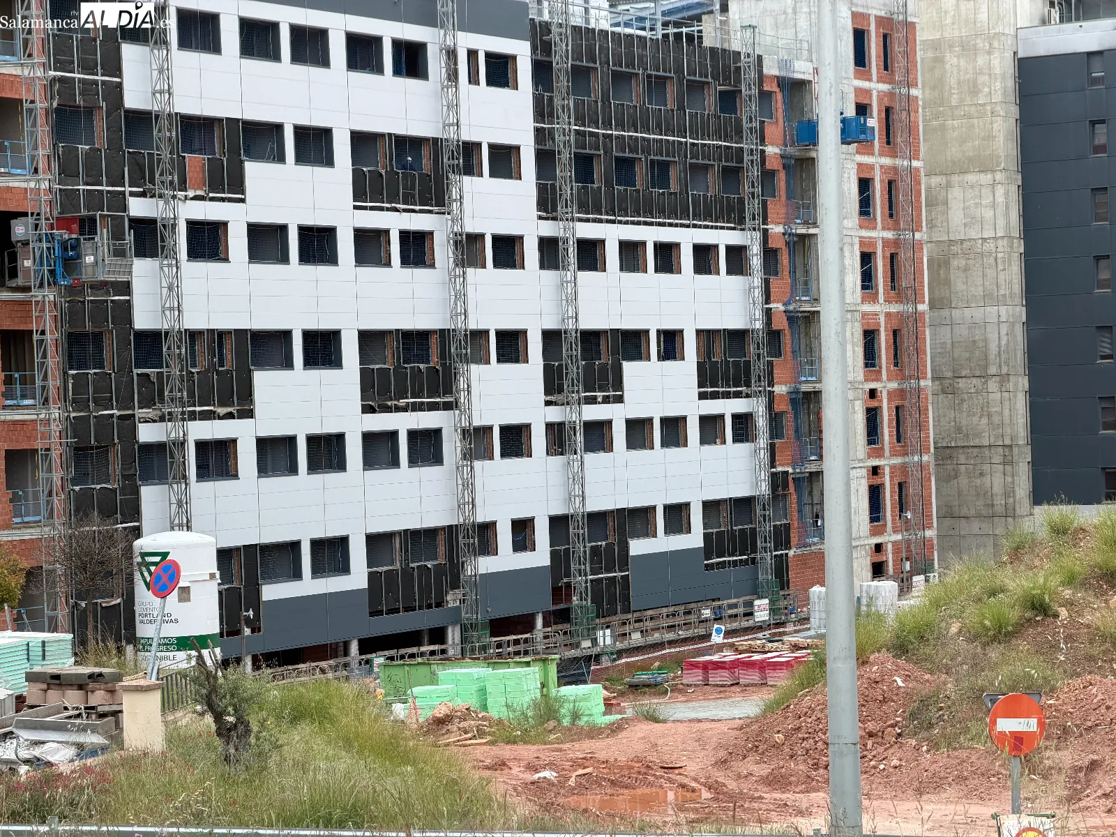 Imágenes de las actuales obras de nuevo edificio de consultas del Hospital de Salamanca | V. Martins 