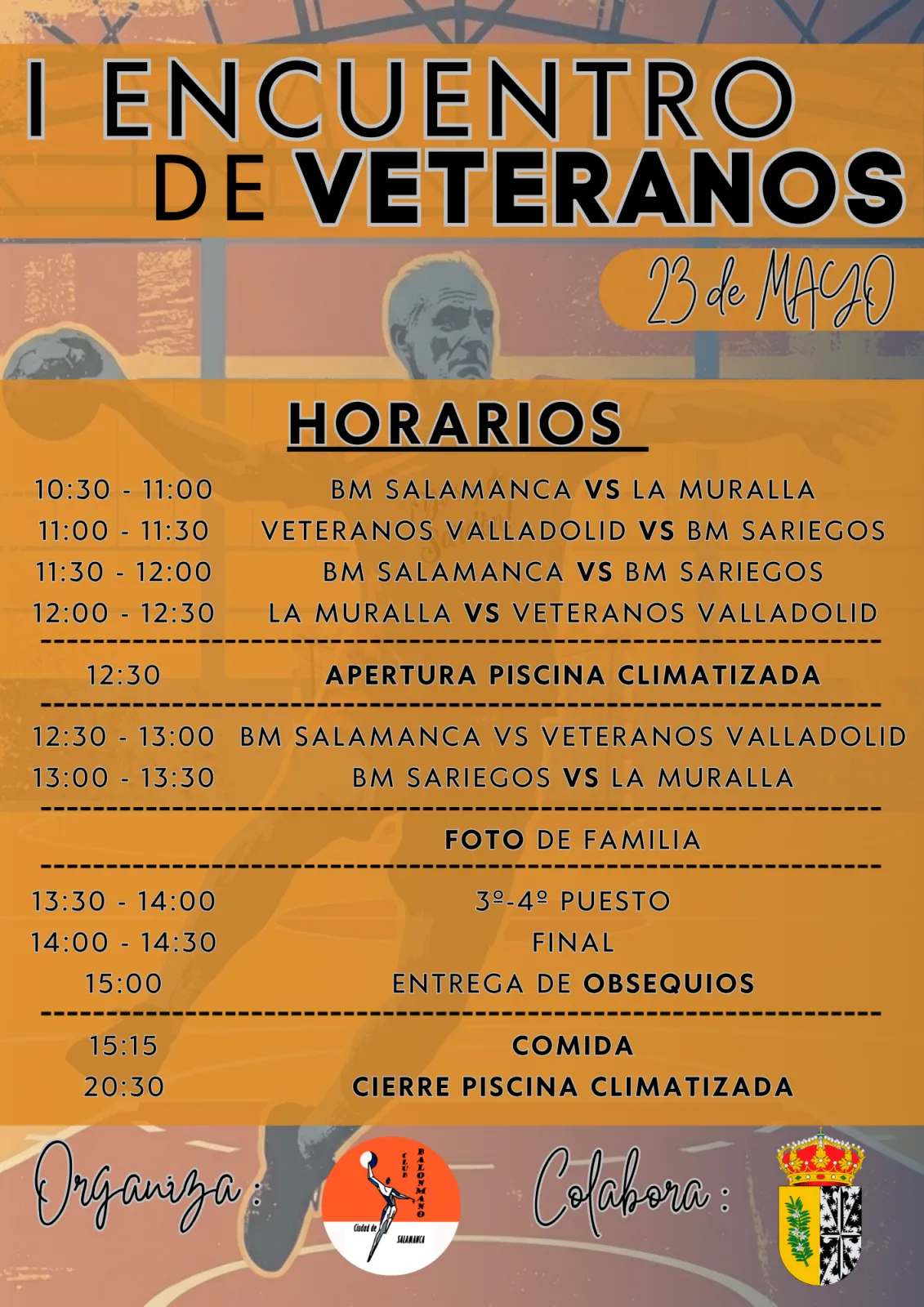 Foto 2 - Sard&oacute;n acoge el I Encuentro de Veteranos de Balonmano