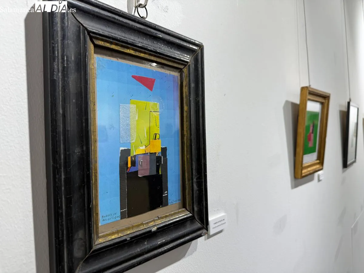 Exposición '30 collages con muy buena pierna' en el Casino de Salamanca | Fotos: T.S
