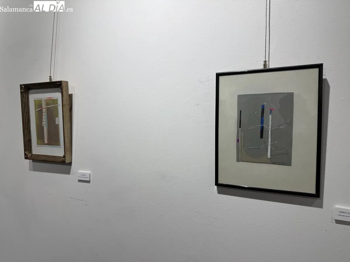 Exposición '30 collages con muy buena pierna' en el Casino de Salamanca | Fotos: T.S