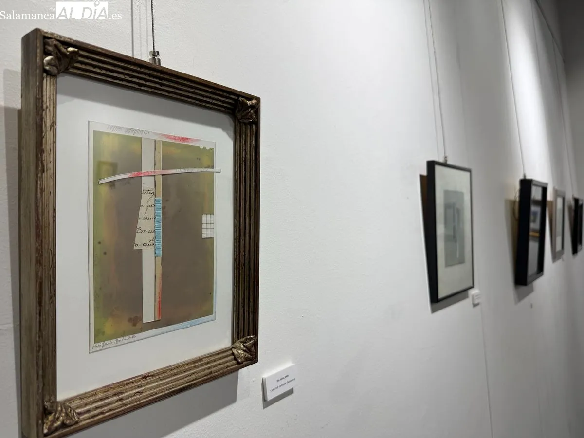 Exposición '30 collages con muy buena pierna' en el Casino de Salamanca | Fotos: T.S