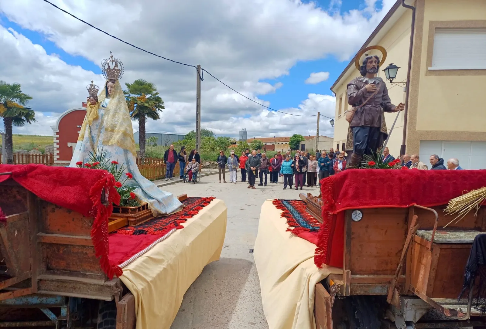 Santiago de la Puebla se vuelca con San Isidro Labrador en una multitudinaria celebración
