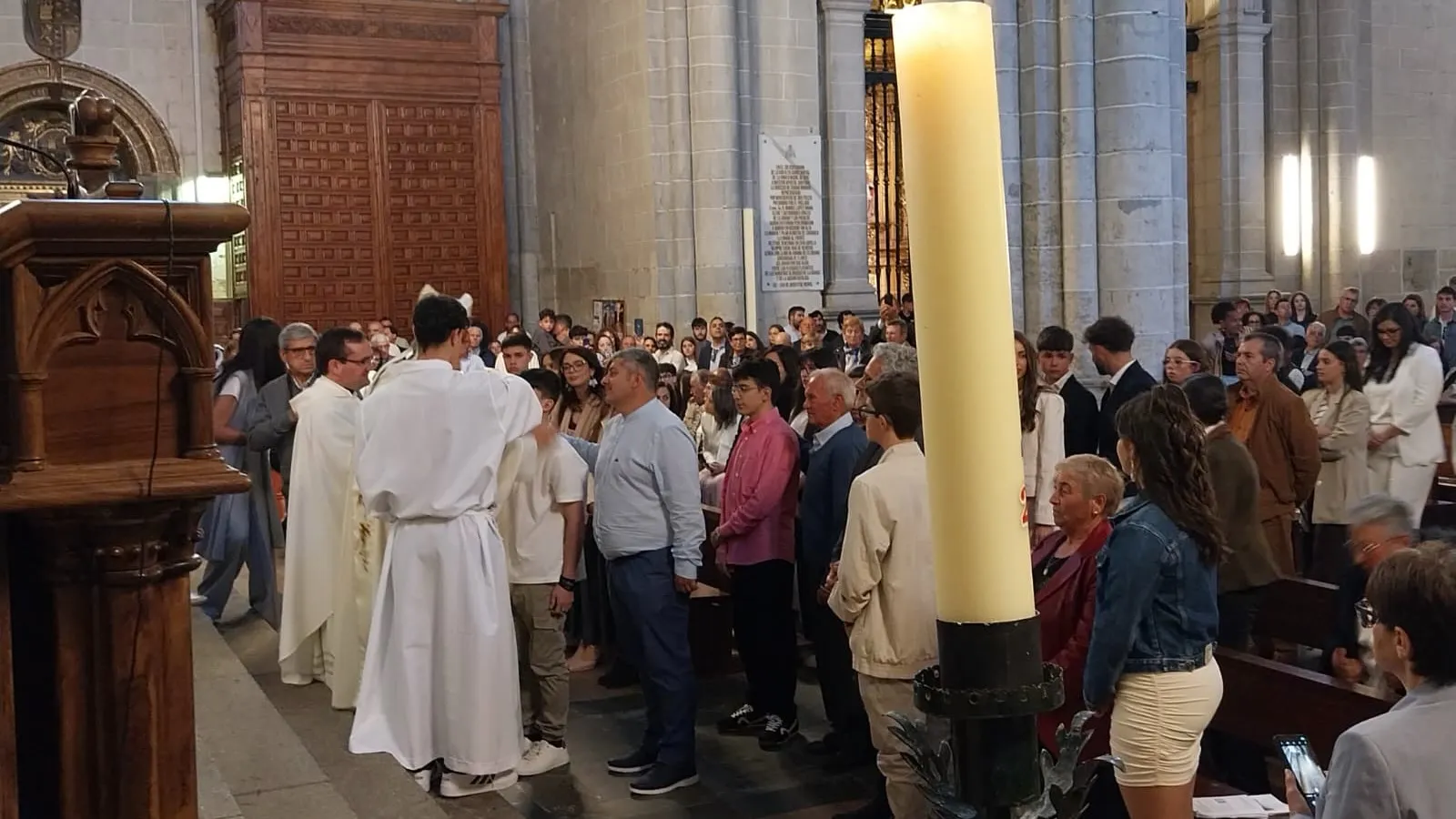 Momento de la celebración religiosa