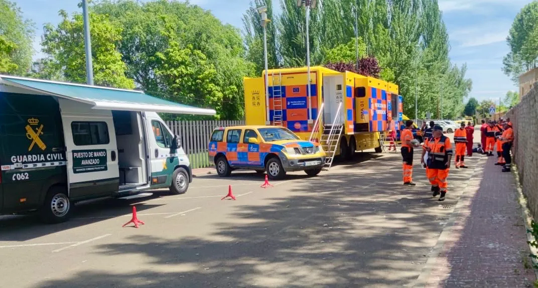 Foto 4 - Protecci&oacute;n Civil de Pe&ntilde;aranda participa en un gran simulacro de inundaci&oacute;n y b&uacute;squeda en Benavente