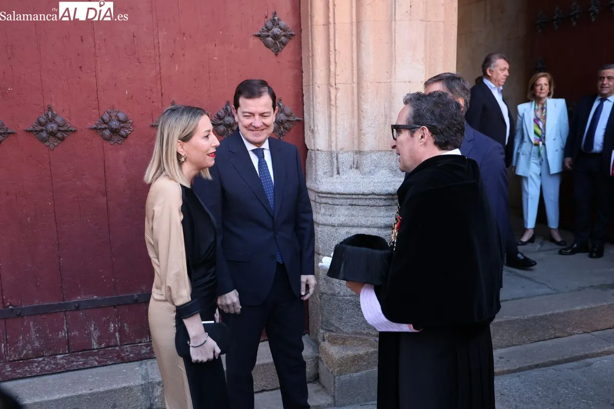 Antonio Huertas, investido doctor 'honoris causa' por la Universidad de Salamanca. Foto de David Sañudo