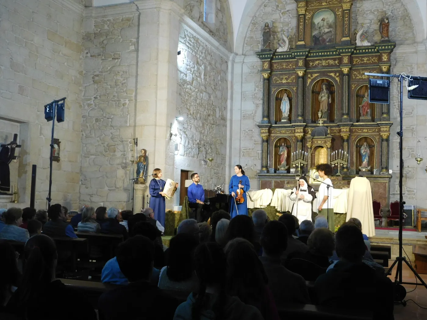 Representación en Barruecopardo de 'Juan, el espíritu del amor' 