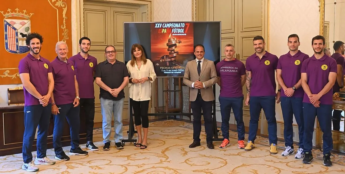 El Servicio de Extinción de Incendios y Salvamento del Ayuntamiento participa en Gijón en el XXV Campeonato de España Fútbol 7 de Bomberos