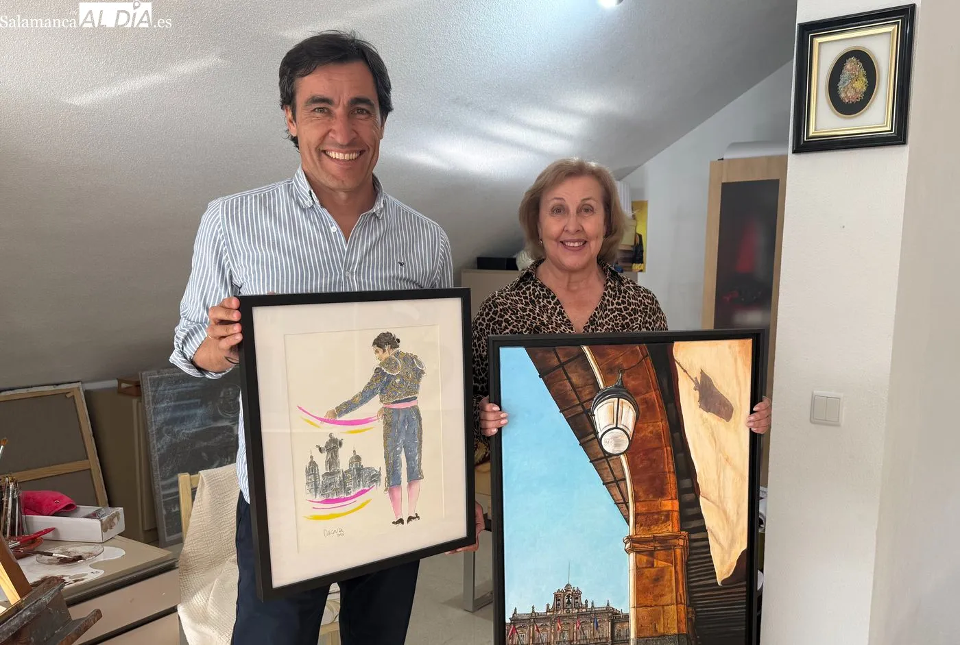 Carteles de San Juan de Sahagún: arte de madre e hijo