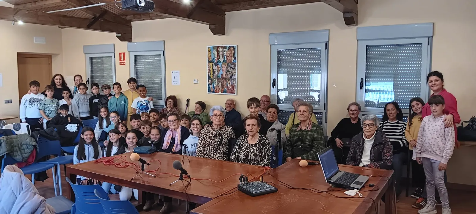 Taller de radio entre CEIP Miróbriga y AFAD Ciudad Rodrigo