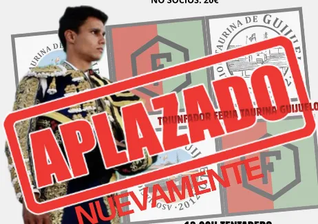 Aplazado de nuevo el tentadero de Manuel Diosleguarde 