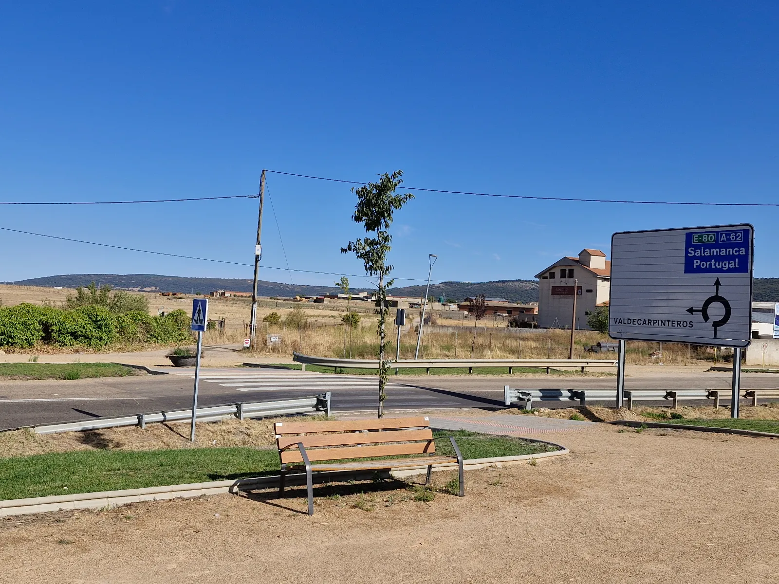Obras del polígono industrial Terralba en Ciudad Rodrigo