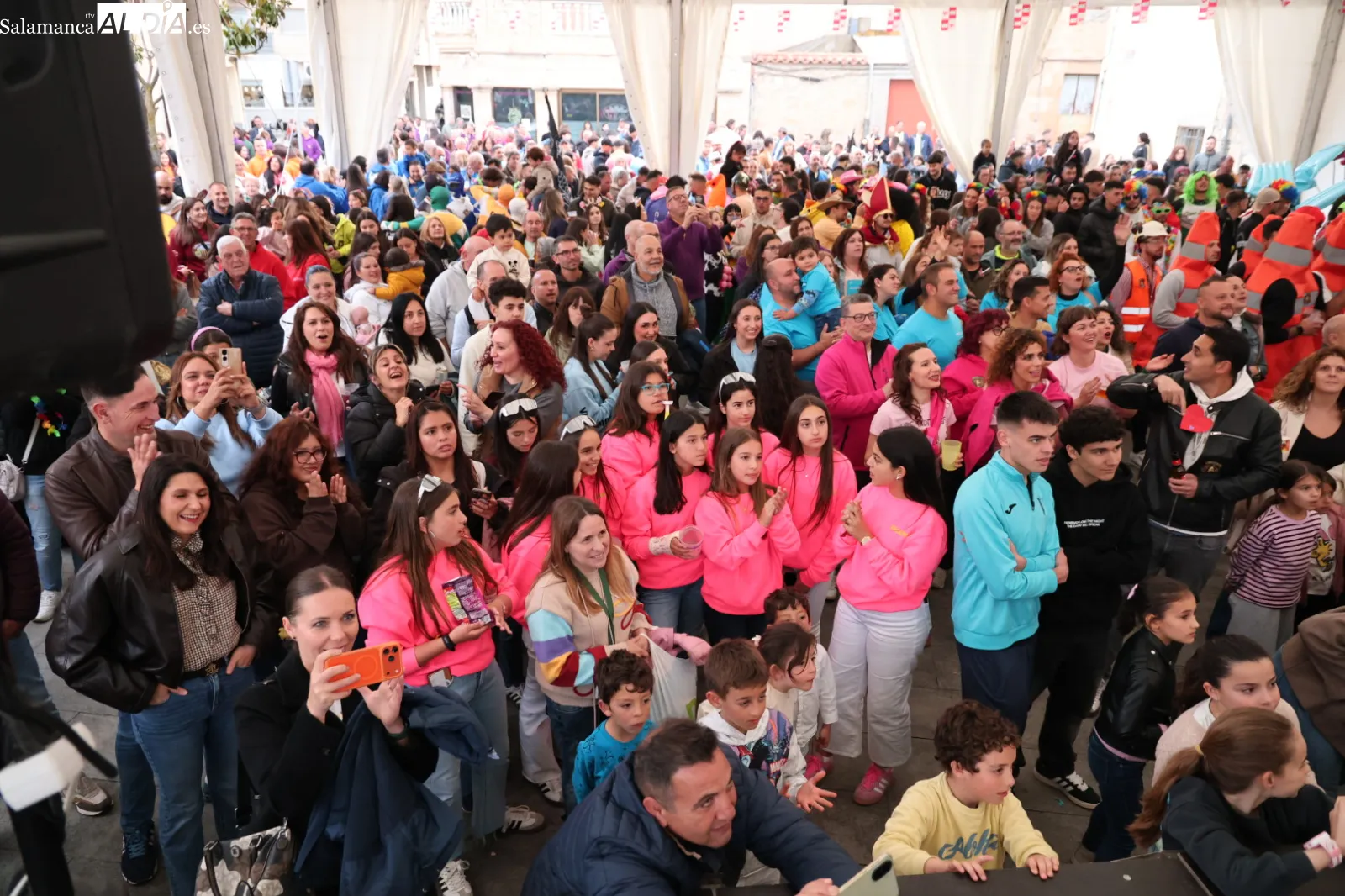 Chupinazo en Villamayor | FOTOS: David Sañudo