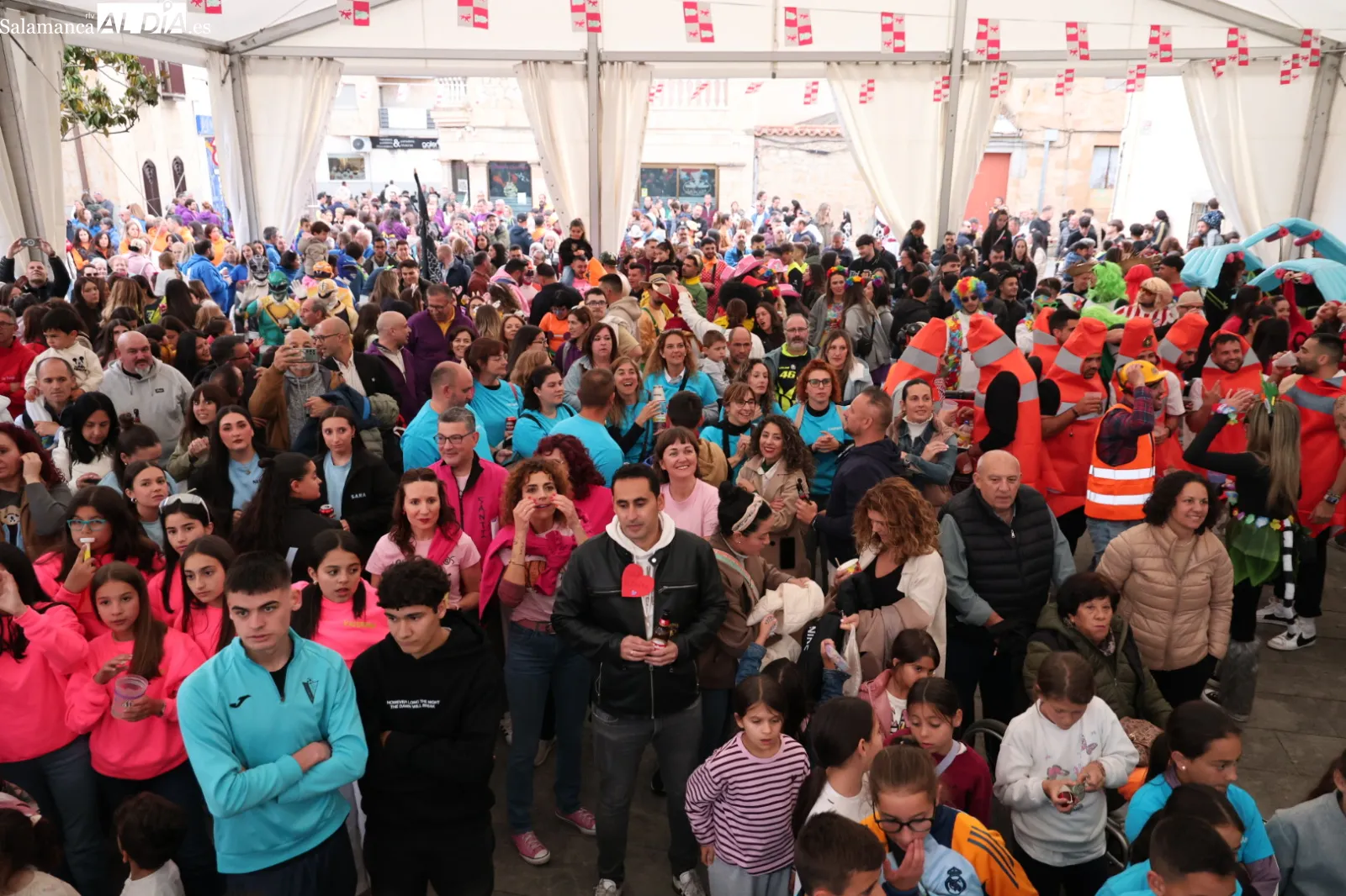 Chupinazo en Villamayor | FOTOS: David Sañudo