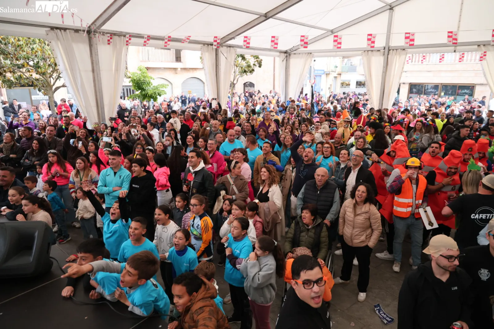 Chupinazo en Villamayor | FOTOS: David Sañudo