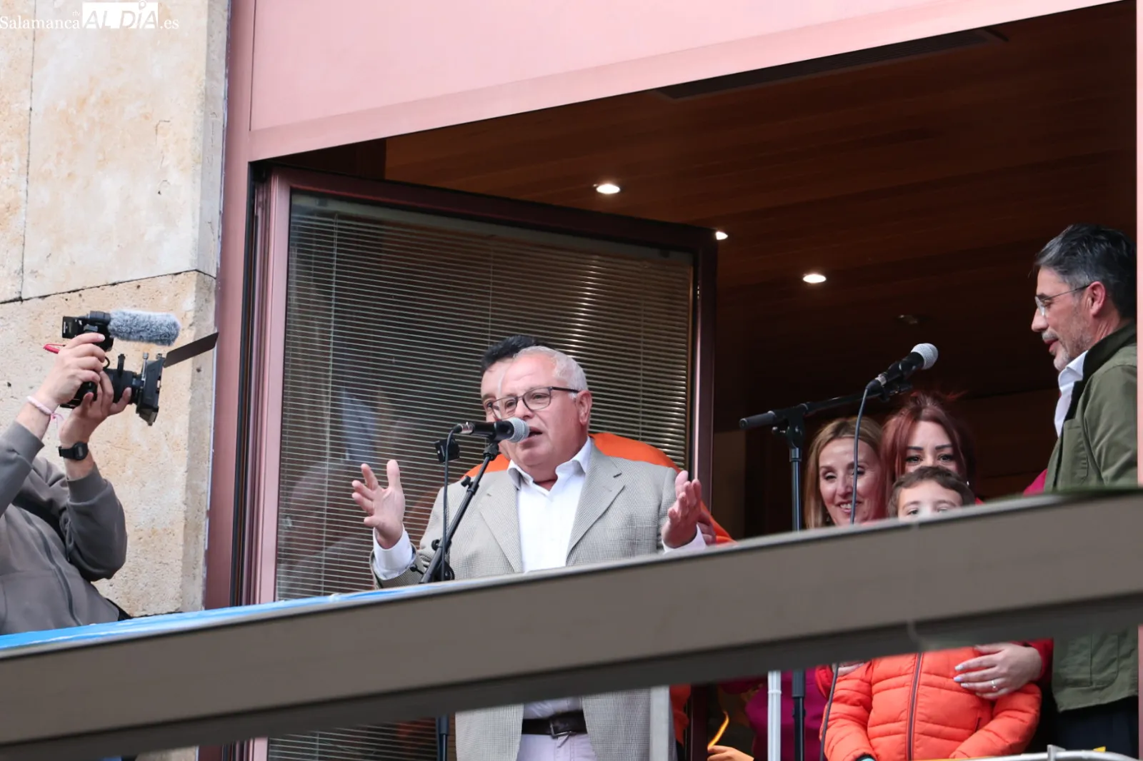 Chupinazo en Villamayor | FOTOS: David Sañudo